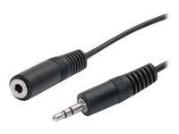 StarTech.com 1,8 m 3,5 mm förlängningskabel för stereoaudio - M/F - ljudförlängningskabel - 1.8 m MU6MF