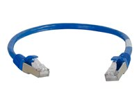 C2G Cat5e Booted Shielded (STP) Network Patch Cable - patch-kabel - 20 m - blå 83777