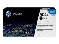 HP 504A - svart - original - LaserJet - tonerkassett (CE250A) CE250A