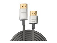 Lindy CROMO Slim High Speed HDMI Cable with Ethernet - HDMI-kabel med Ethernet - 3 m 41675