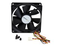 StarTech.com 90 X 25 mm högeffektiv chassifläkt med dubbla kullager och TX3 - fläktsats för system FAN9X25TX3H