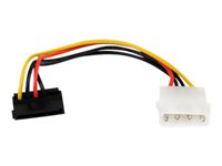 StarTech.com 6in 4 Pin LP4 to Right Angle SATA Power Cable Adapter - LP4 to SATA - 6in LP4 to SATA Cable - 4 pin to SATA - strömadapter - SATA-ström till 4 pin intern effekt - 15 cm SATAPOWADAPR