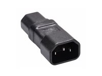 MicroConnect - adapter för effektkontakt - IEC 60320 C14 till IEC 60320 C15 PEA1415