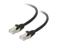 C2G Cat5e Booted Shielded (STP) Network Patch Cable - patch-kabel - 50 m - svart 83859