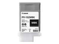 Canon PFI-102 MBK - mattsvart - original - bläcktank 0894B001