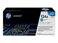 HP 124A - cyan - original - LaserJet - tonerkassett (Q6001A) Q6001A