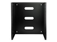 StarTech.com 12U&nbsp;väggmonterat rack&nbsp;- 35 cm djupt&nbsp;(Lågprofil)&nbsp;- 19-tums väggmonterat patchpanelfäste för grund server&nbsp;och IT-utrustning,&nbsp;nätverksswitchar&nbsp;- 57 kg vikt-&nbsp;kapacitet, svart - fäste för väggmontering - 12U WALLMNT12