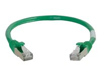 C2G Cat5e Booted Shielded (STP) Network Patch Cable - patch-kabel - 3 m - grön 83832