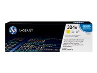 HP 304A - gul - original - LaserJet - tonerkassett (CC532A) CC532A