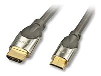 Lindy CROMO High-Speed-HDMI-Kabel mit Ethernet - HDMI-kabel med Ethernet - 2 m 41437