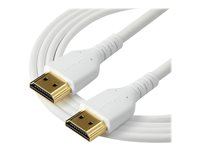 StarTech.com 1 m premium höghastighets HDMI-kabel med Ethernet - 4K 60 Hz - HDMI-kabel med Ethernet - 1 m RHDMM1MPW