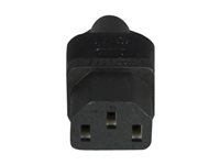 MicroConnect - adapter för effektkontakt - IEC 60320 C6 till power IEC 60320 C13 PE613AD