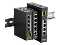 D-Link DIS 100G-5SW - switch - 4 portar - ohanterad DIS-100G-5SW