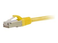 C2G Cat5e Booted Shielded (STP) Network Patch Cable - patch-kabel - 3 m - gul 83812