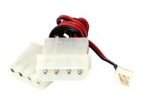 StarTech.com 12in Fan Adapter - TX3 to 2x LP4 Power Y Splitter Cable (CPUFANADAPT) - strömdelare - 15.2 cm CPUFANADAPT