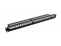 MicroConnect patch-panel - 1U - 19" PP-004BLANK