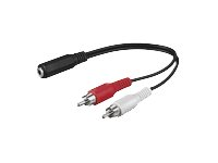 MicroConnect audio-adapter - 20 cm AUDALH02