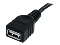 StarTech.com 3 m svart USB 2.0-förlängningskabel A till A – M/F - USB-förlängningskabel - USB till USB - 3 m USBEXTAA10BK