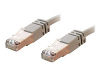 C2G Cat5e Booted Shielded (STP) Network Patch Cable - patch-kabel - 4 m - grå 83753