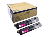 Brother TN900M - 2-pack - magenta - original - tonerkassett TN900MTWIN