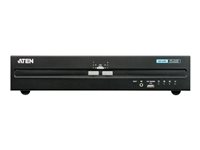 ATEN CS1142DP - PSS PP v3.0 Compliant - omkopplare för tangentbord/video/mus/ljud - 2 portar CS1142DP-AT-G