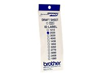 Brother ID2020 - stämpel-ID-etiketter - 12 etikett (er) - 20 x 20 mm ID2020