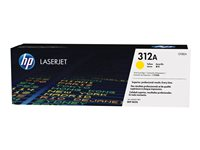 HP 312A - gul - original - LaserJet - tonerkassett (CF382A) CF382A