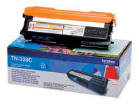 Brother TN328C - cyan - original - tonerkassett TN328C