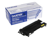 Brother TN2000 - svart - original - tonerkassett TN2000