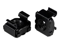 StarTech.com M5 Cage Nuts - 100 Pack, Black - M5 Mounting Cage Nuts for Server Rack & Cabinet (CABCAGENUT2B) - hylsmuttrar CABCAGENUT2B