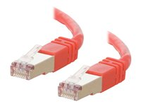 C2G Cat5e Booted Shielded (STP) Network Patch Cable - patch-kabel - 5 m - röd 83794